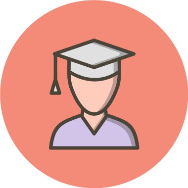 Modern eğitim ikonunun vektör illüstrasyonu