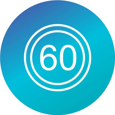 Yol simgesi, vektör illüstrasyonu