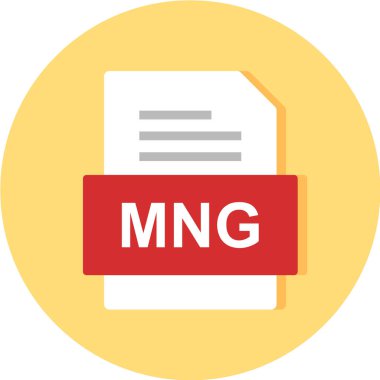 dosya biçimi simgesi, vektör illüstrasyonu