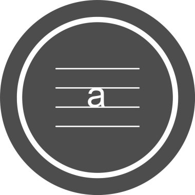 Moda Biçimli Küçük Simge İzole Arkaplan      