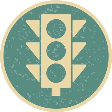 Yol simgesi, vektör illüstrasyonu