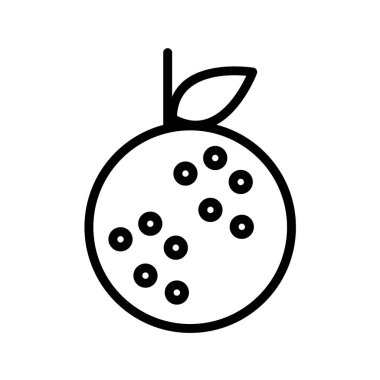 meyve simgesi, vektör illüstrasyonu