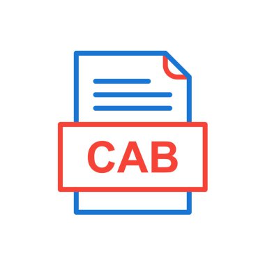 dosya biçimi simgesi, vektör illüstrasyonu