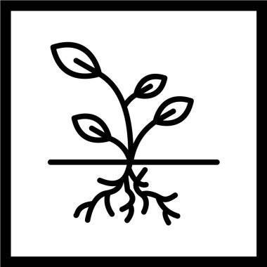 Yapraklı siyah ağaç silueti