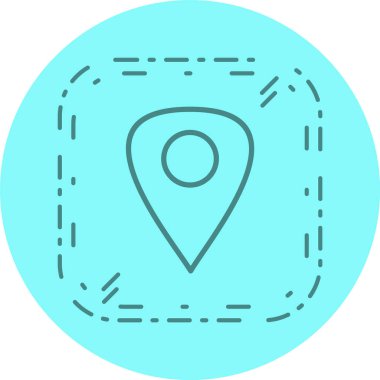 Yer Tutucu Simgesi Moda Biçimli İzole Arkaplan