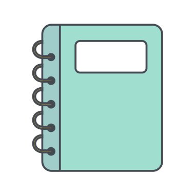 dizüstü bilgisayar simgesi. Eğitim ve okul teması. Yalnız tasarım. vektör illüstrasyonu