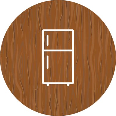 Moda Biçimli Dolap Simgesi İzole Arkaplan