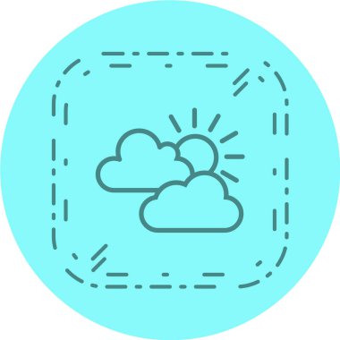 Hava simgesinin vektör illüstrasyonu