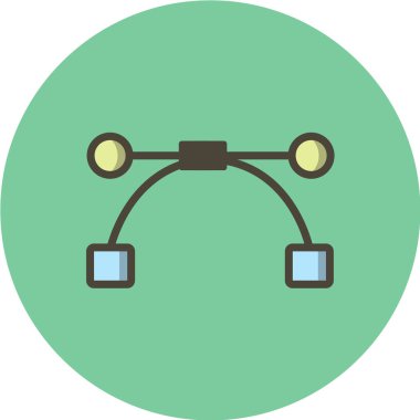 seo ve pazarlama düz vektör simgesi