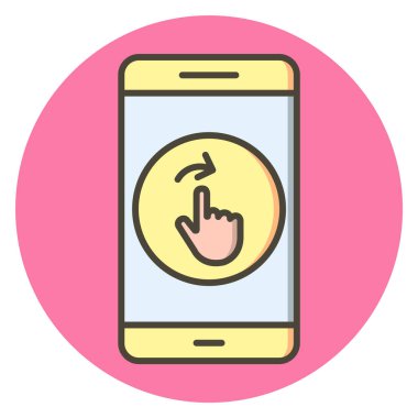 Mobil Uygulama Simgesini İzole Edilmiş Arkaplanda Geçir