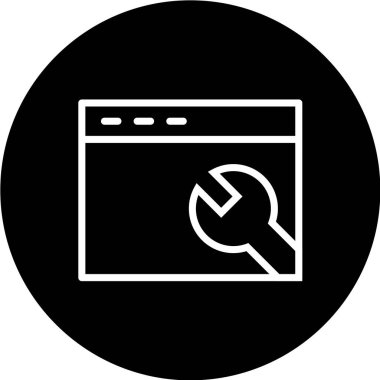 Ağ simgesi. vektör illüstrasyonu