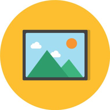 minimalist vektör illüstrasyonu, uygulama simgesi