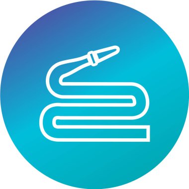 Hortum tipi web simgesi vektör illüstrasyonu 