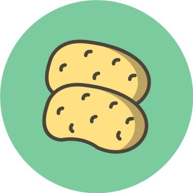  Gıda ve içecek Web ikonu vektör illüstrasyonu