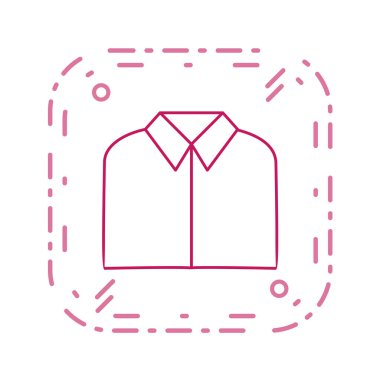 giysi askısı ikon vektör illüstrasyonu