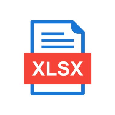 dosya biçimi simgesi, vektör illüstrasyonu