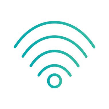 kablosuz bağlantı simgesi, vektör illüstrasyonu