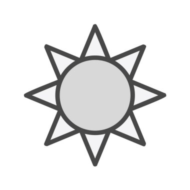 hava simgesi tasarımı, vektör illüstrasyon eps10 grafiği