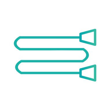 Multimedya düz simgesi beyaz arkaplanda izole edildi