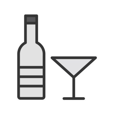  Gıda ve içecek Web ikonu vektör illüstrasyonu