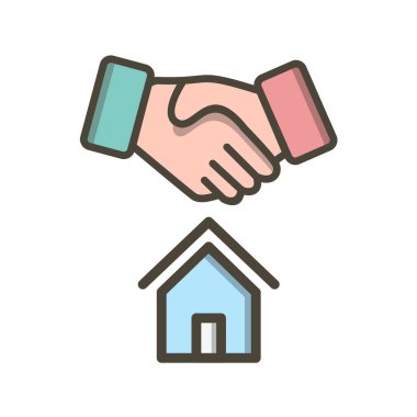 Modern yapı simgesinin vektör illüstrasyonu