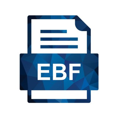 dosya biçimi simgesi, vektör illüstrasyonu