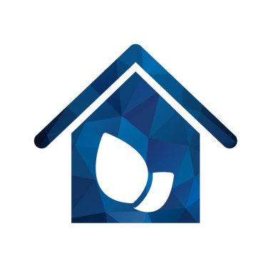 Ev ikonu. vektör illüstrasyonu