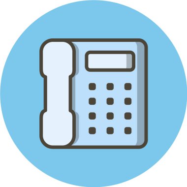 telefon işareti simgesi, vektör illüstrasyonu