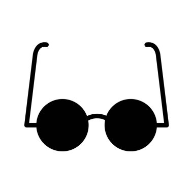 güneş gözlüğü ikonu vektör illüstrasyonu