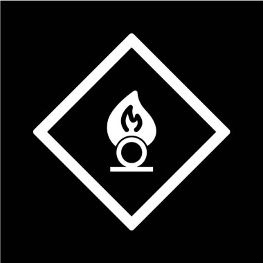 Yol simgesi, vektör illüstrasyonu