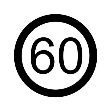 Yol simgesi, vektör illüstrasyonu