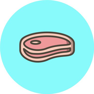  Gıda ve içecek Web ikonu vektör illüstrasyonu