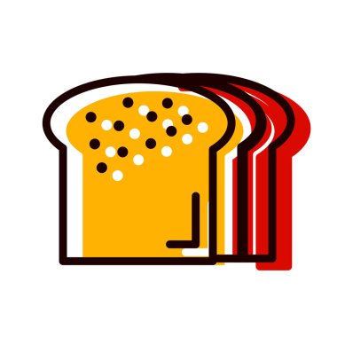 Gıda Web ikonu vektör illüstrasyonu 