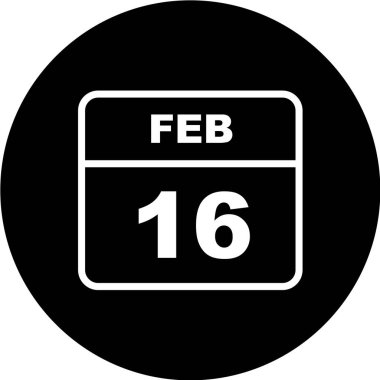 Tarih için takvimi olan illüstrasyon