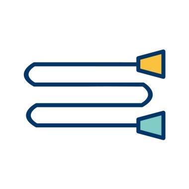 Multimedya düz simgesi beyaz arkaplanda izole edildi