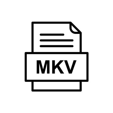 dosya biçimi simgesi, vektör illüstrasyonu