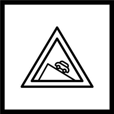 Yol işareti çizimi, basit simge