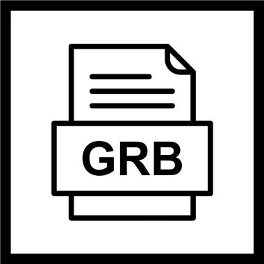 dosya biçimi simgesi, vektör illüstrasyonu