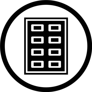 Gıda Web ikonu vektör illüstrasyonu 