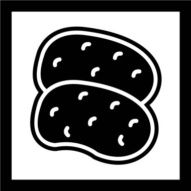 Gıda Web ikonu vektör illüstrasyonu 