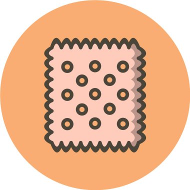  Gıda ve içecek Web ikonu vektör illüstrasyonu