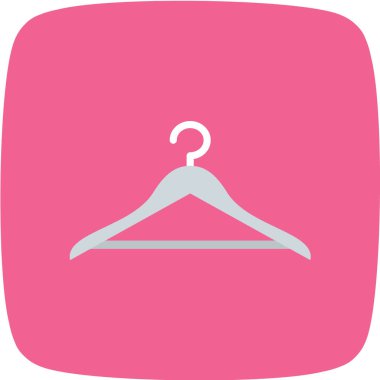 giysi askısı ikon vektör illüstrasyonu