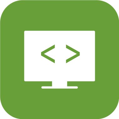 bilgisayar izleme simgesi, vektör illüstrasyonu