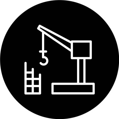 seo ve inşaat simgesinin vektör illüstrasyonu