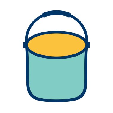 Bahçıvanlık simgesi evli tasarım vektörü illüstrasyonu