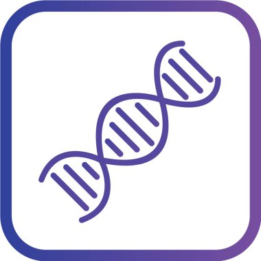 DNA simgesi. vektör illüstrasyonu