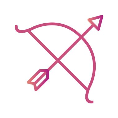 kupid yay vektör illüstrasyonu