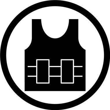 t-shirt vektör simgesi