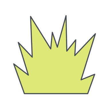 Vektör illüstrasyon simgesi, ateş 