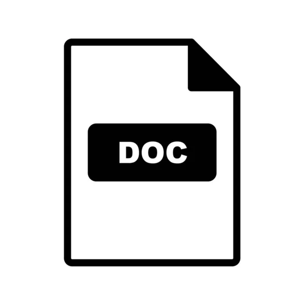 Icon Dateiformat Vektorillustration — Stockvektor